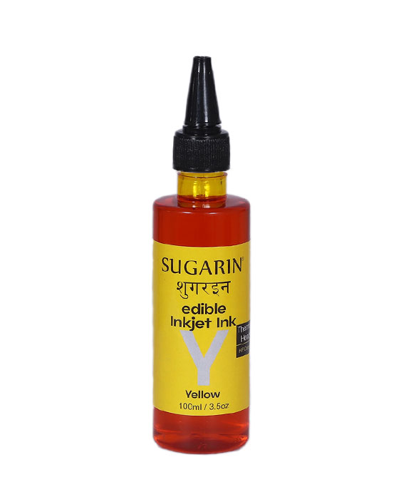 Sugarin Edible Inkjet Ink | Thermal Head | Yellow | 100ml