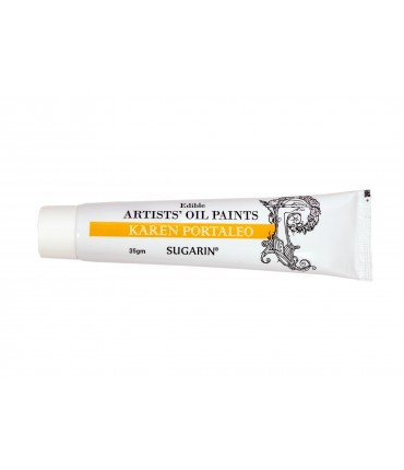 Edible Artists Oil Paint, Yellow, 35gm Tube