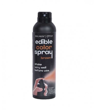Sugarin Edible Color Spray | Brown | 200ml